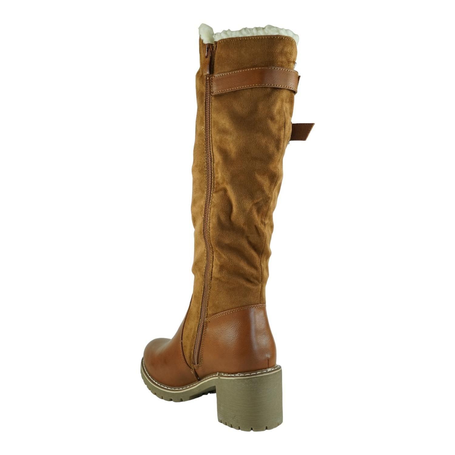 BOTA VIA UNO CHIPORRO 83303 CAMEL MUJER-3