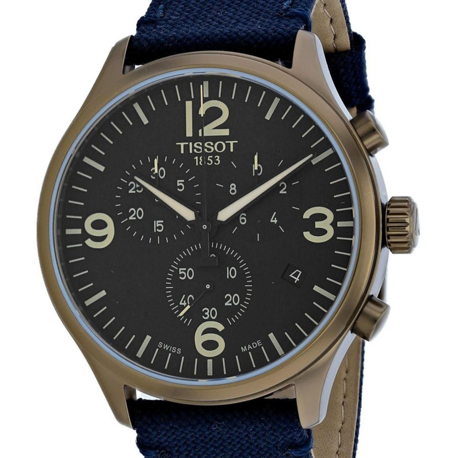 Reloj Tissot Xl Cronografo Dorado Cuarzo-0