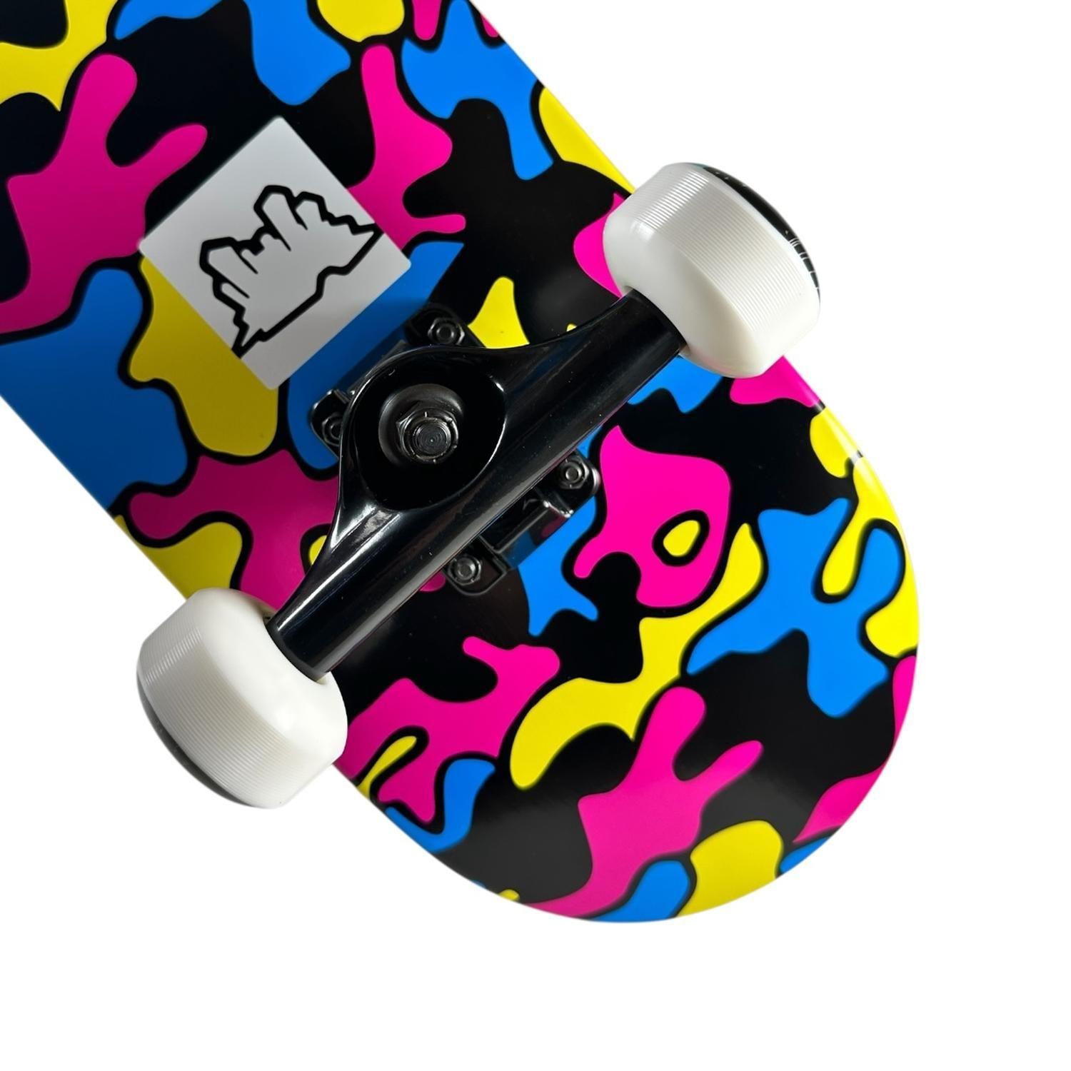 Skate Patineta Gangsta Kid Puzzle 7.25 Completo Armado-2