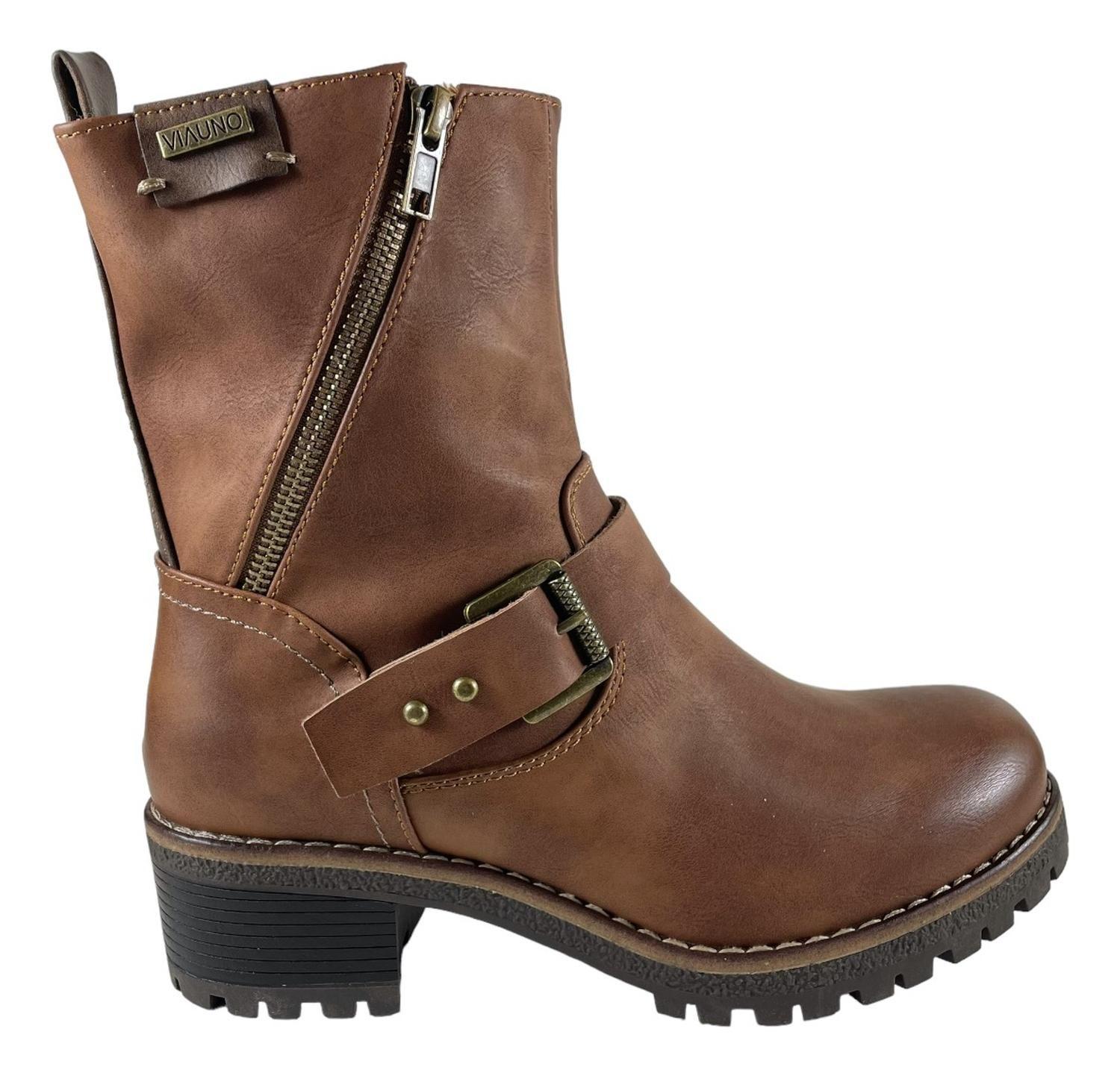 Botin Via Uno Camel Modelo 12082416-0