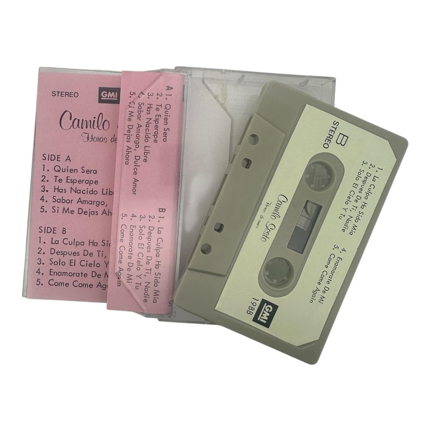 Cassette Camilo Sesto Horas de Amor Nuevo-3