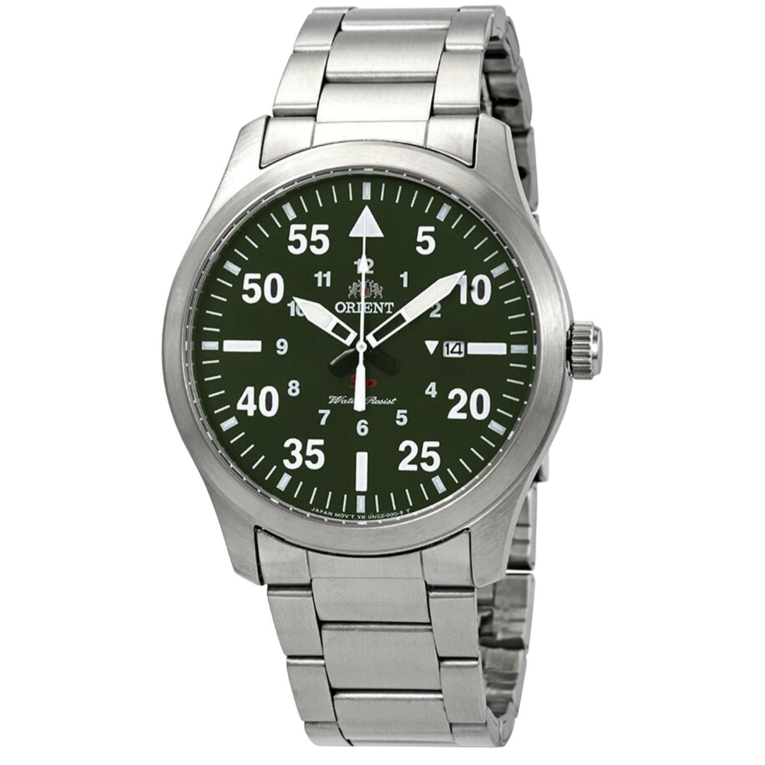 Reloj Orient Flight Esfera Verde Cuarzo Fung2001f0-1