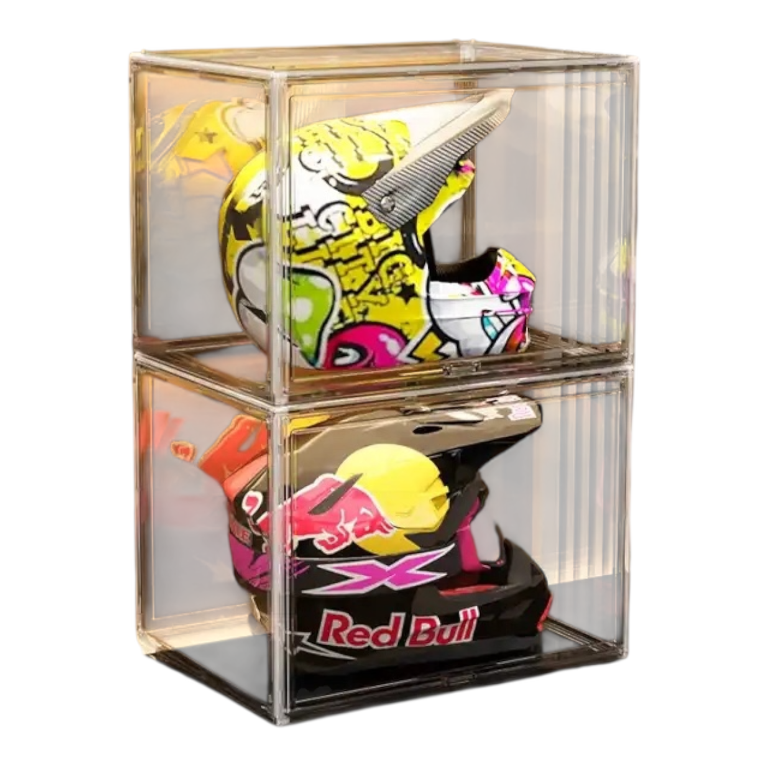 Caja Organizadora Chica Carteras Bolsos Apilable-4