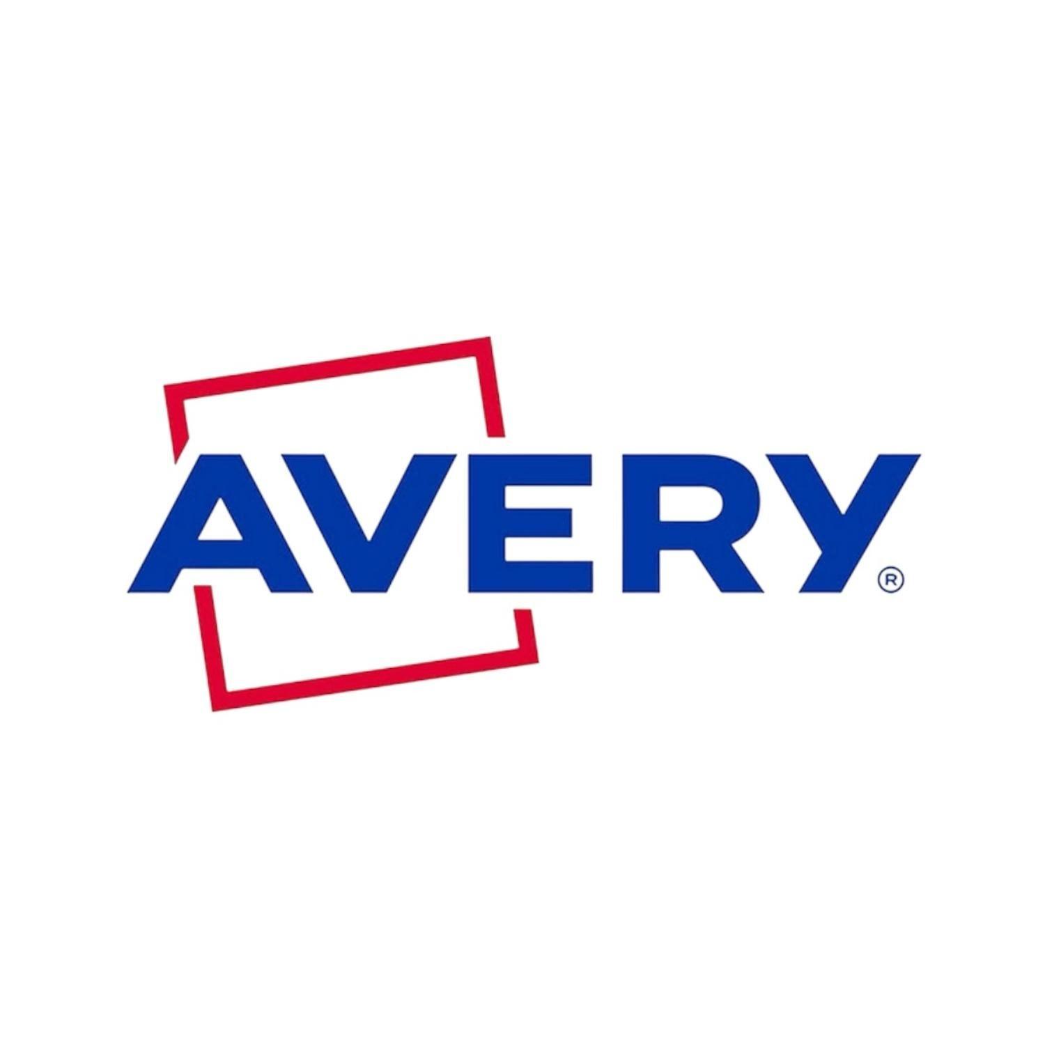 900 ETIQUETAS 2X5CM MANUAL AVERY EM2050M - ROJO-1