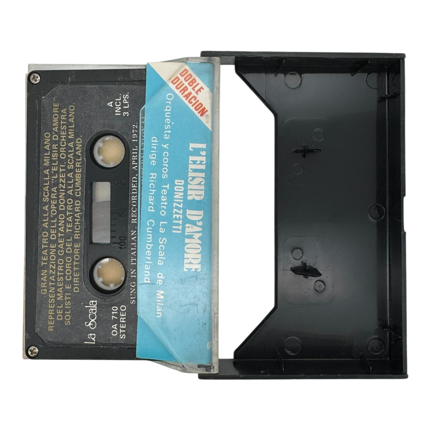 Cassette Ópera Donizetti L’Elisir D’Amore La Scala Nuevo-3