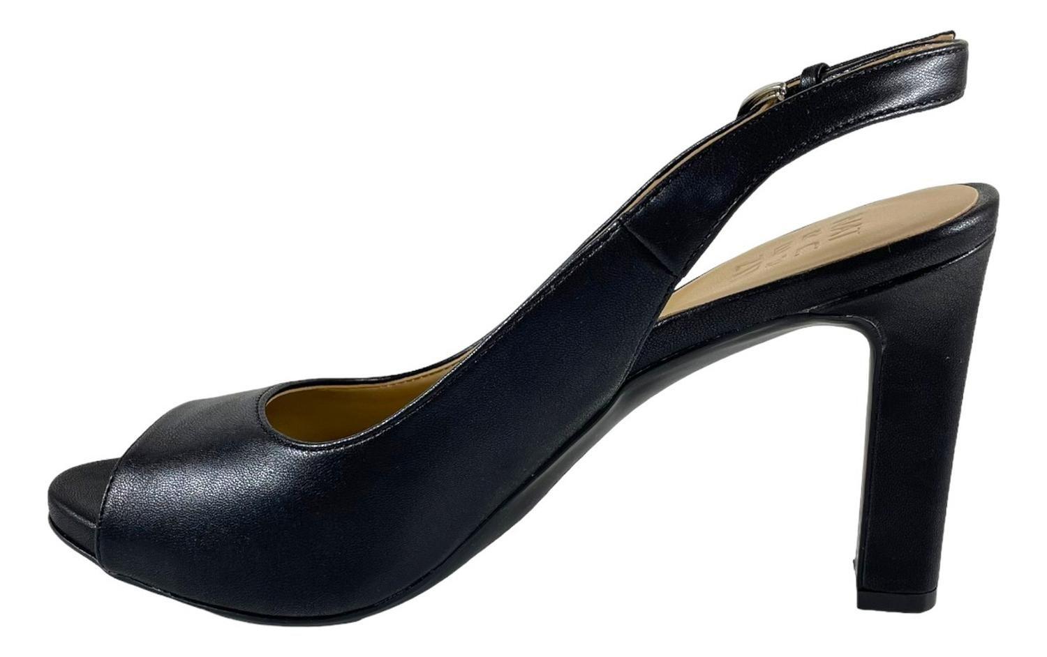 Sandalia Naturalizer Mujer Grace Negro Cuero Pu Contour+-4