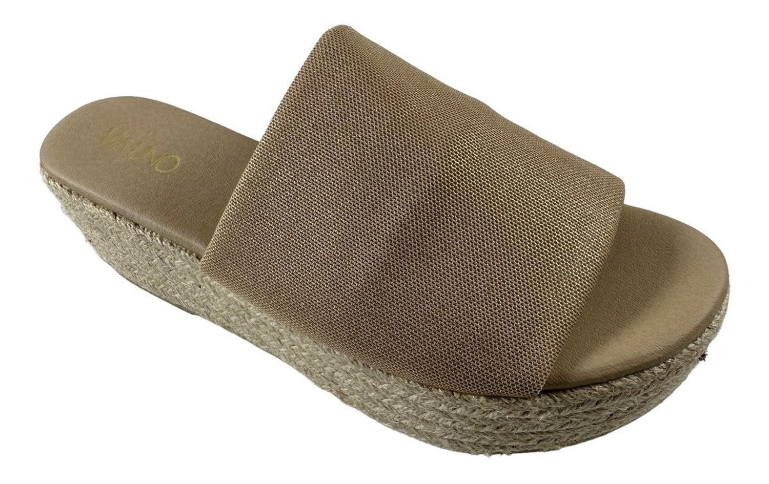 Zuecos Via Uno Color Oro Modelo 21983954-2