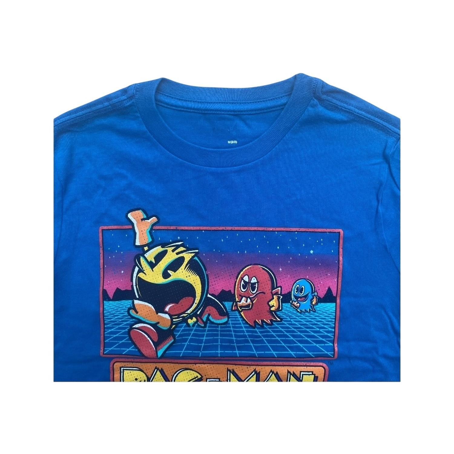 Polera Pac-Man Azul Niño-2