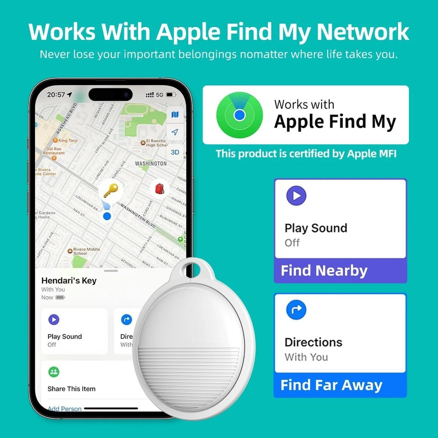 LOCALIZADOR GPS SMART TAG COMPATIBLE CON FIND MY DE APPLE-1