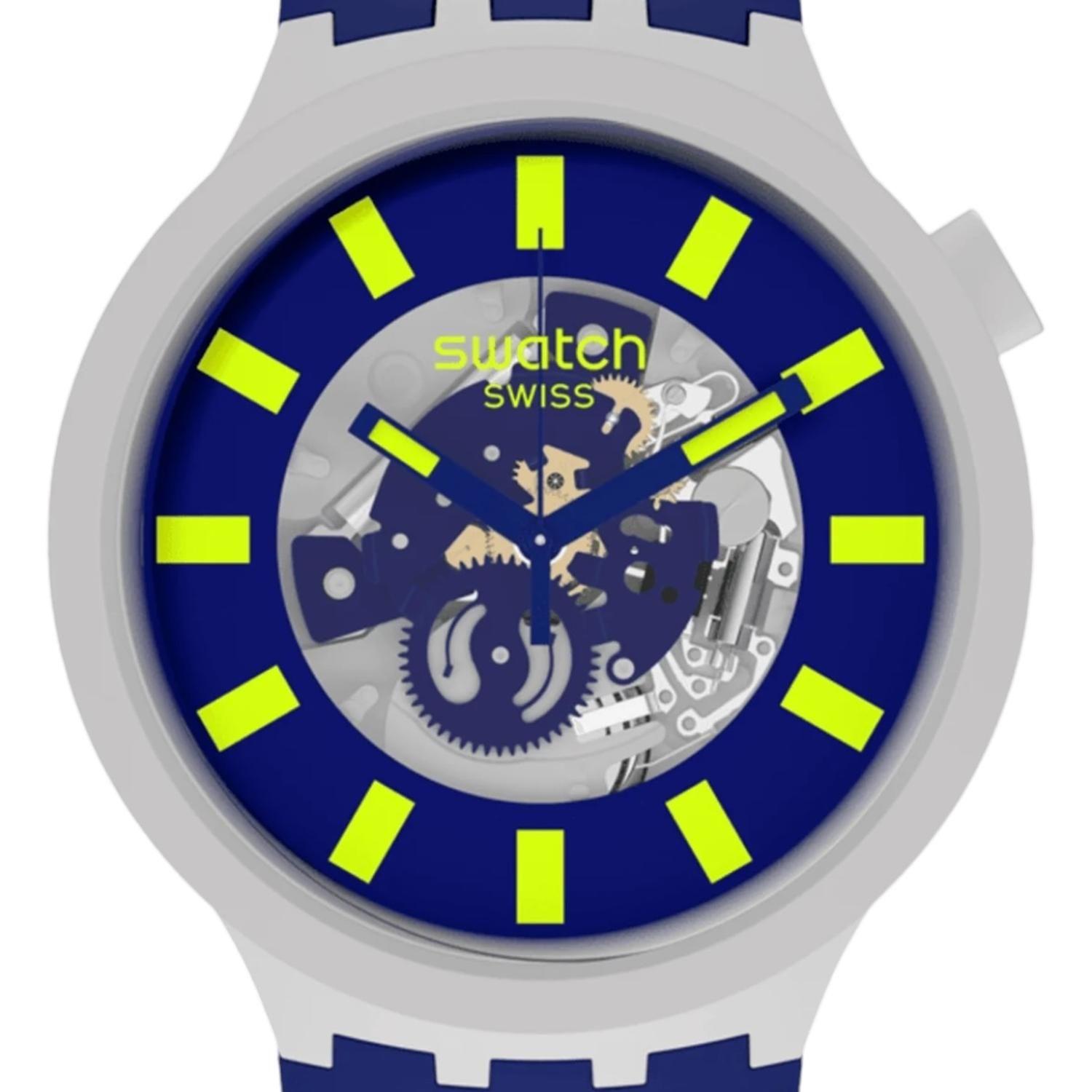 Reloj Swatch Bioceramic Limy Skeleton Unisex Sb03m103-0