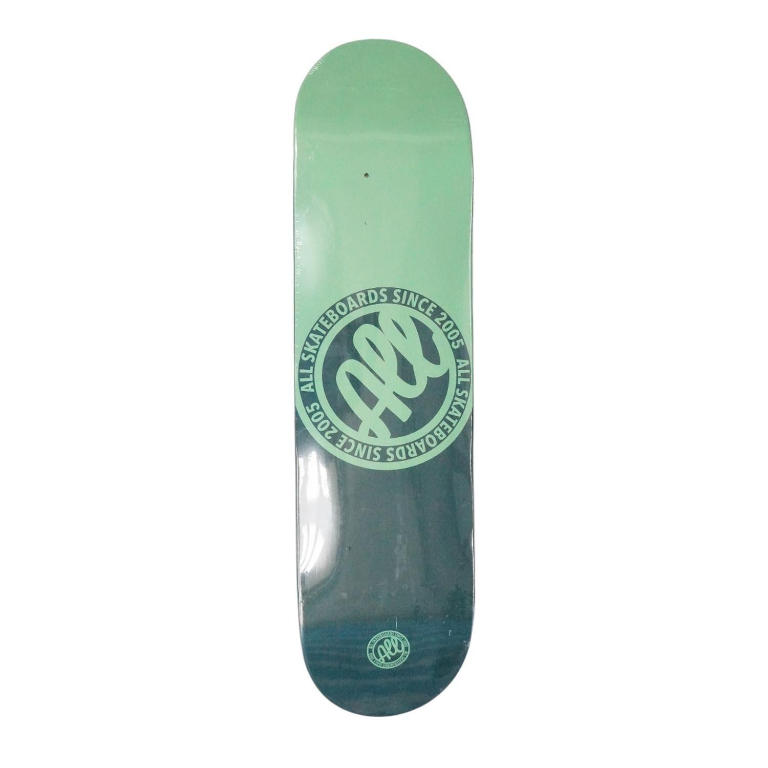 TABLA DE SKATE ALL, BASE VERDE NEGRO 8.2"-0
