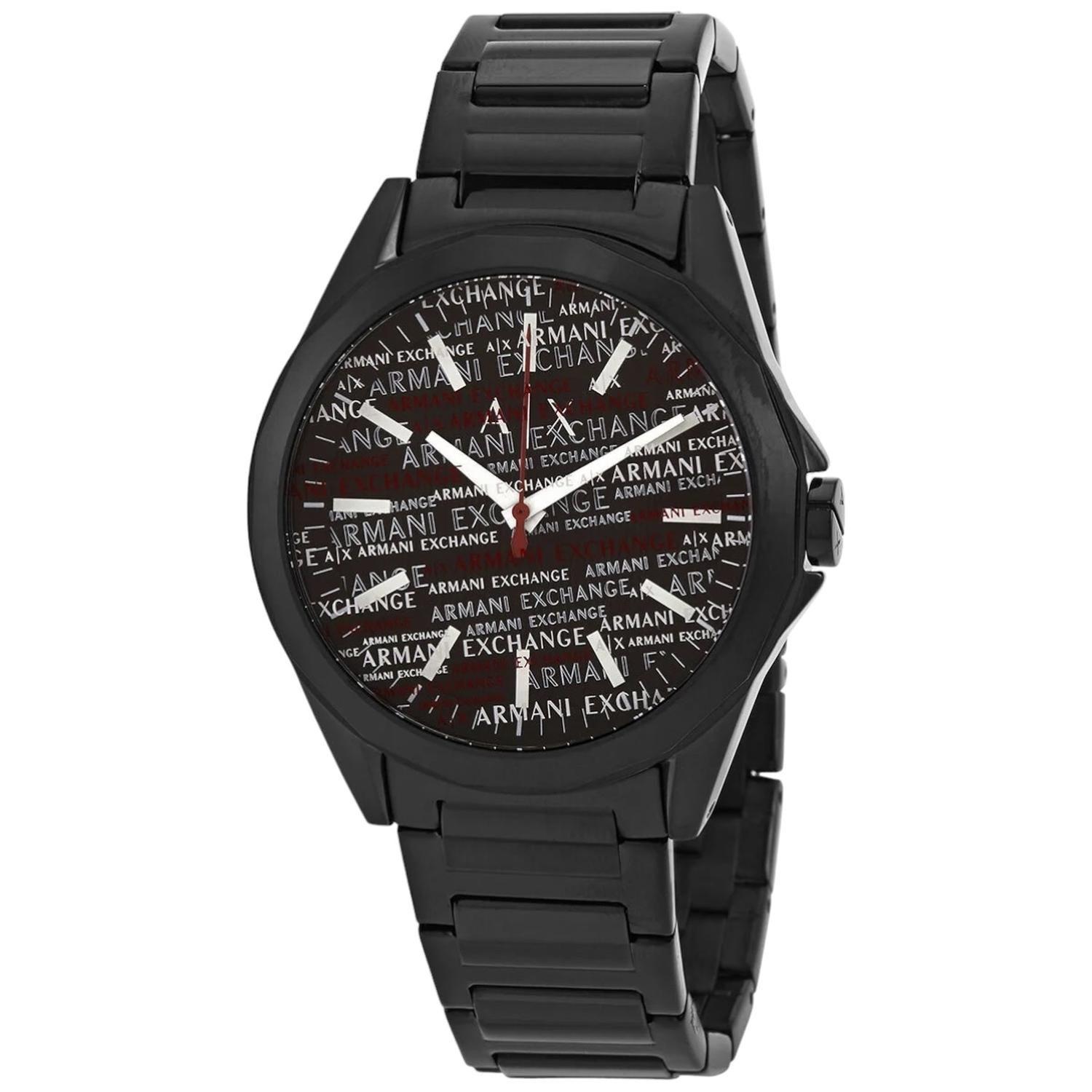 Reloj Armani Exchange Cuarzo Esfera Negra Boleta-1