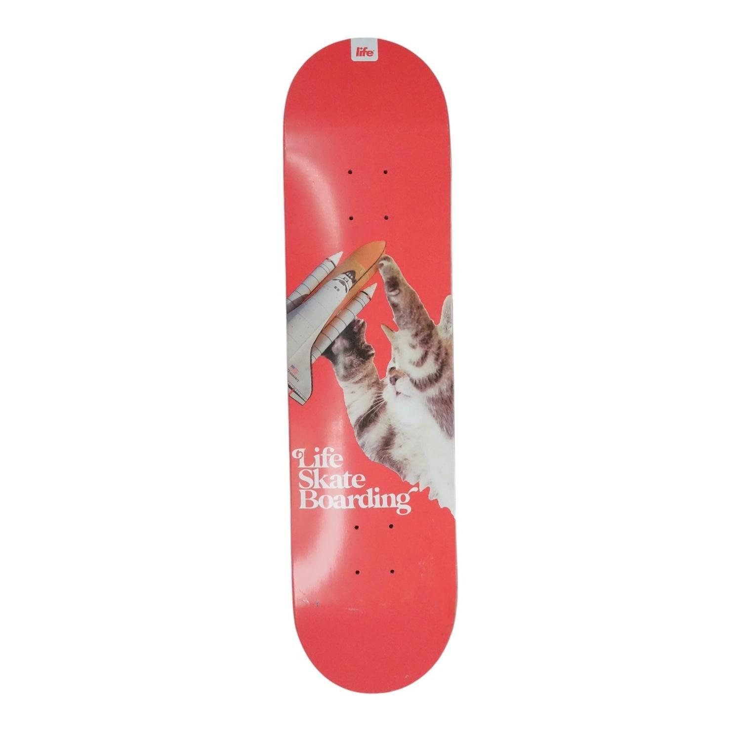 TABLA DE SKATE LIFE CAT ATTACK 8.0"-0