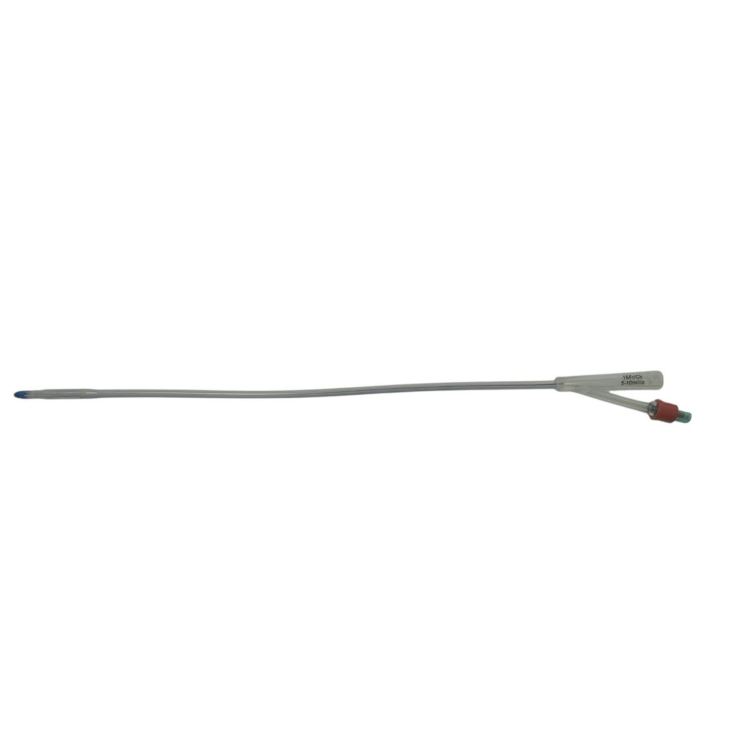 Sonda Foley 2 Vias 16 FR 100% Silicona con Balon x 10 Un-2