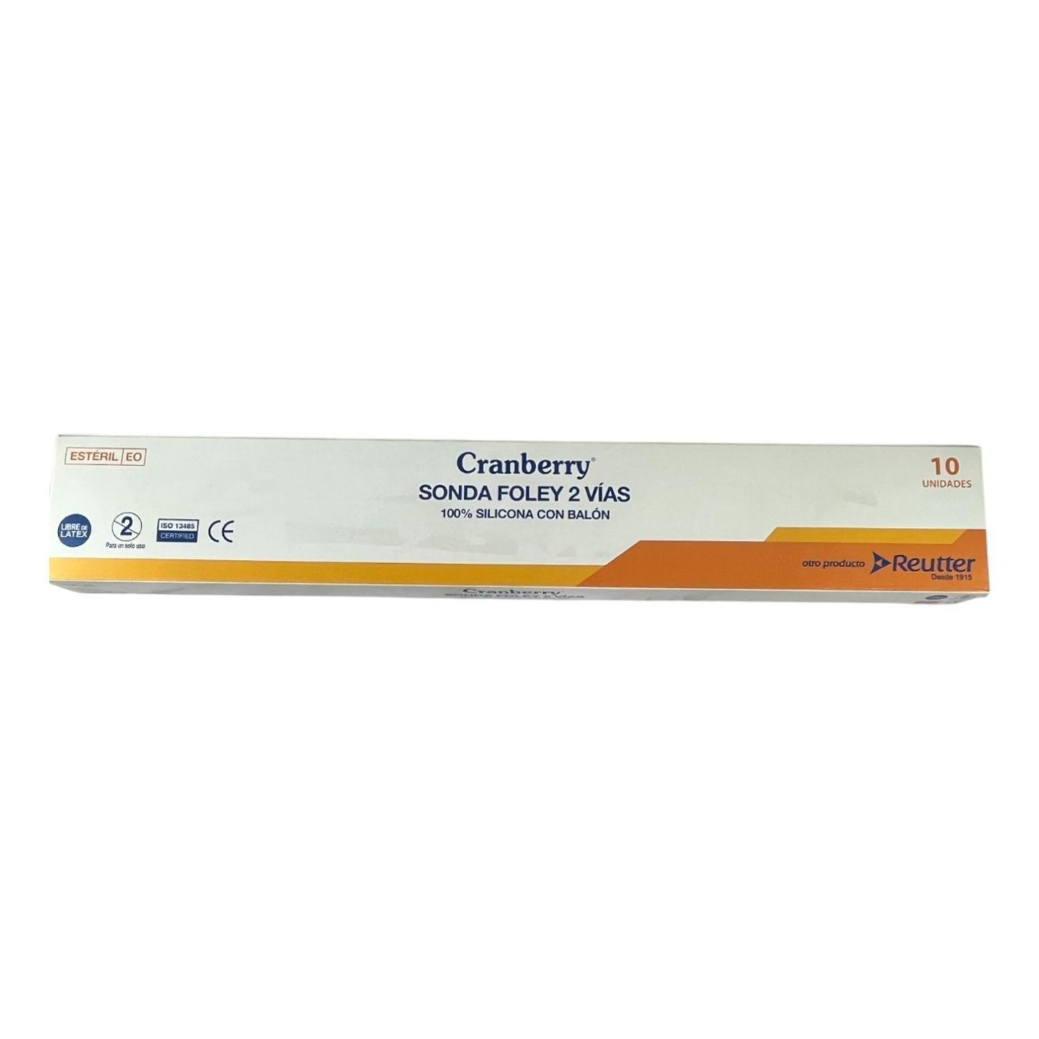 Sonda Foley 2 Vias 16 FR 100% Silicona con Balon x 10 Un-3