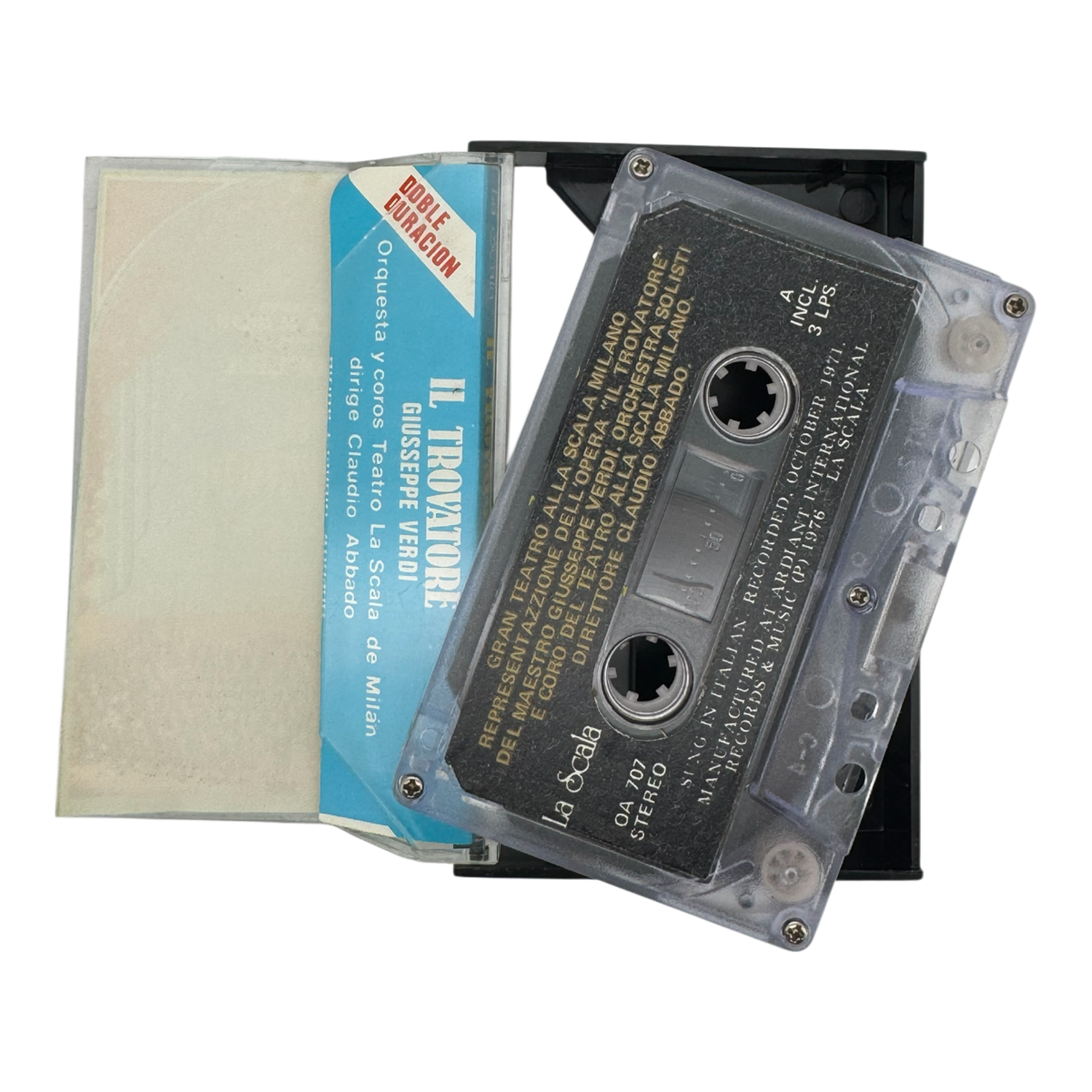 Cassette Opera Il Trovatore Giuseppe Verdi La Scala Nuevo-3