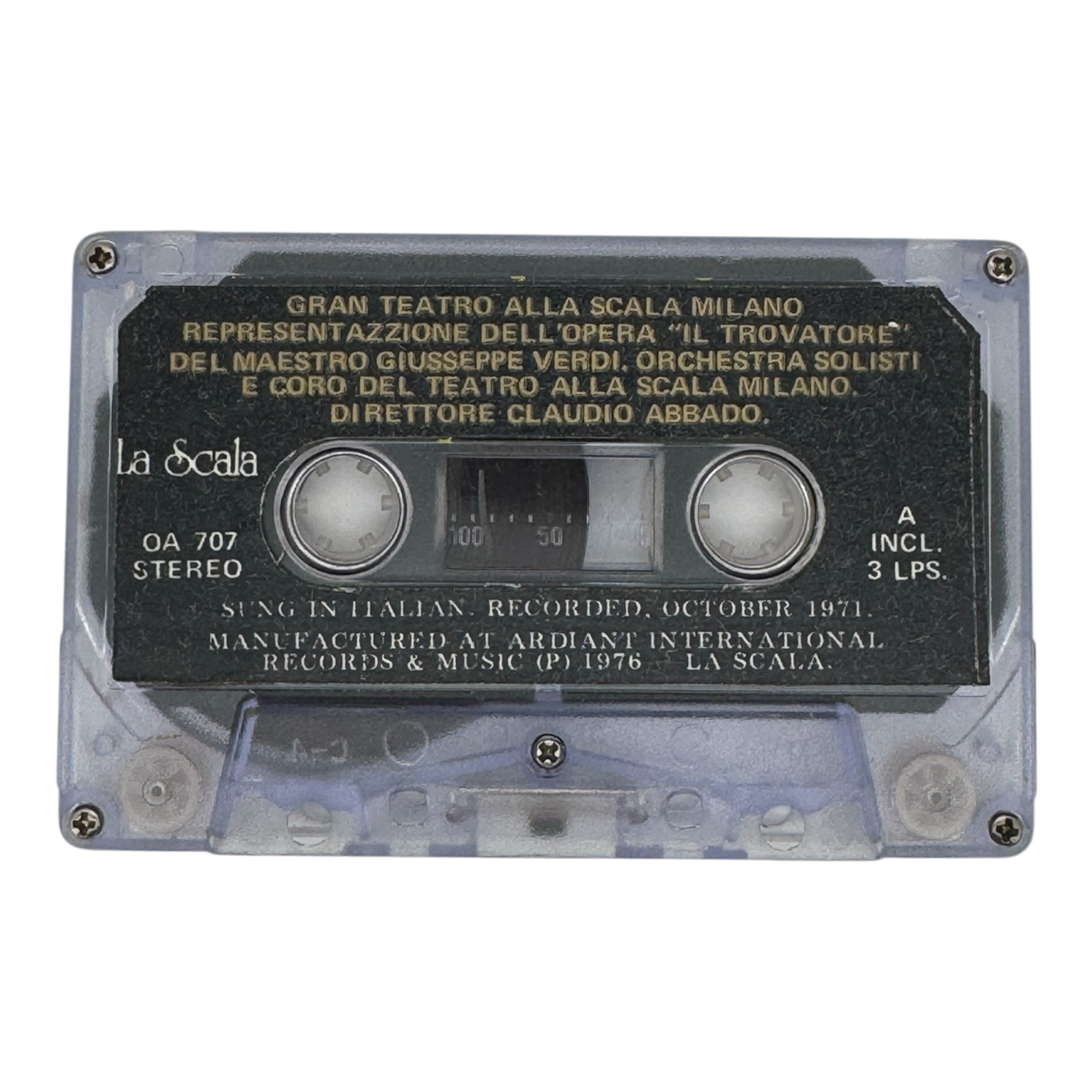 Cassette Opera Il Trovatore Giuseppe Verdi La Scala Nuevo-4