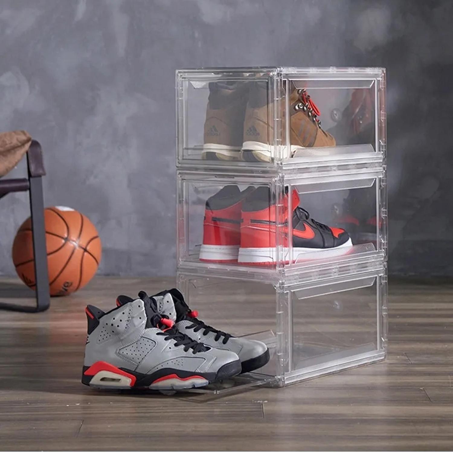CAJA ORGANIZADORA ZAPATO APILABLE PREMIUM CIERRE MAGNETICO-4