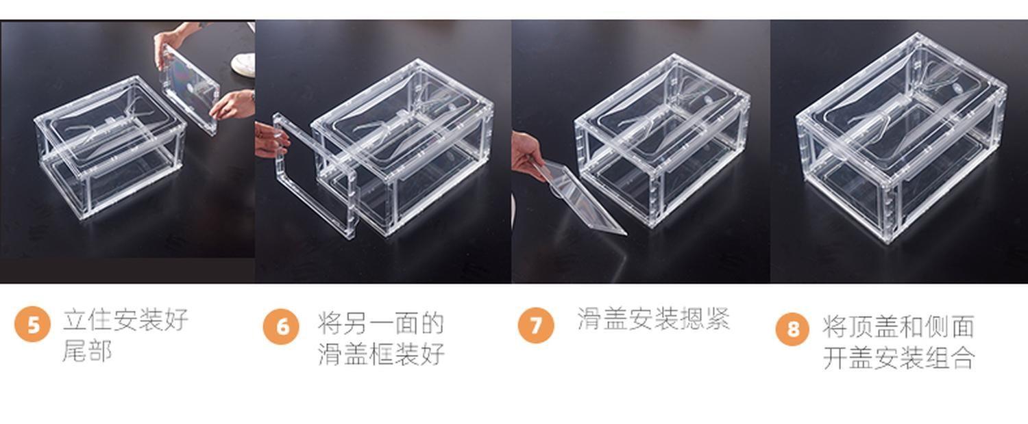 CAJA ORGANIZADORA ZAPATO APILABLE PREMIUM CIERRE MAGNETICO-8