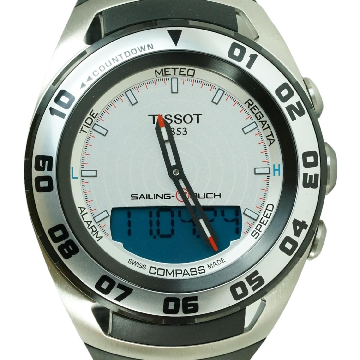 Reloj Tissot Sailing Touch Esfera Blanca Hombre-1