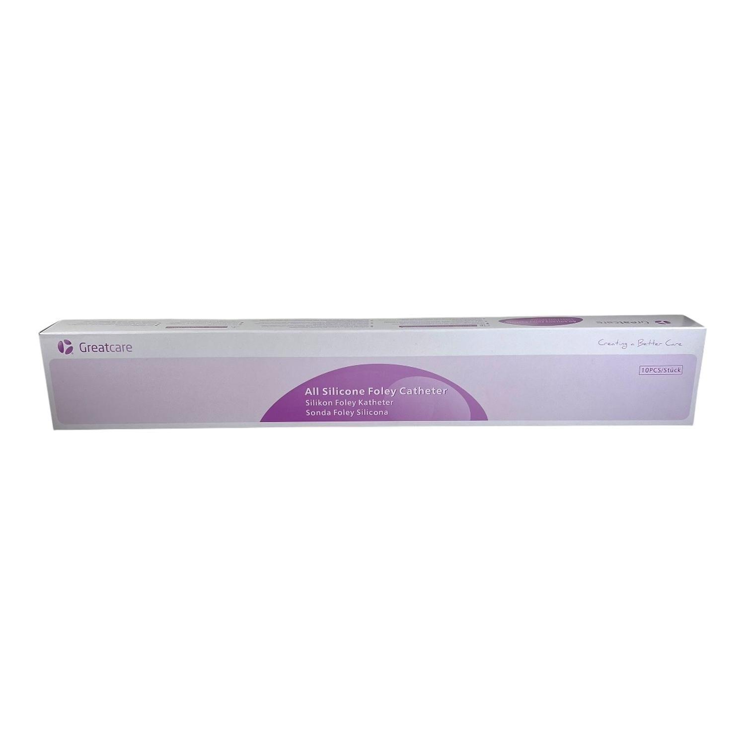 Sonda Foley 2 Vias 18 FR 100% Silicona con Balon x 10 Un-2
