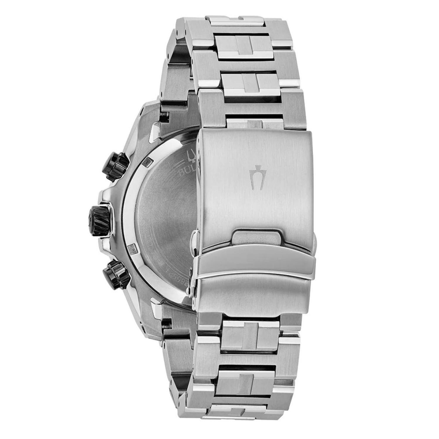 Reloj Bulova Precisionist Negro 47mm 300m Hombre 98b270-2