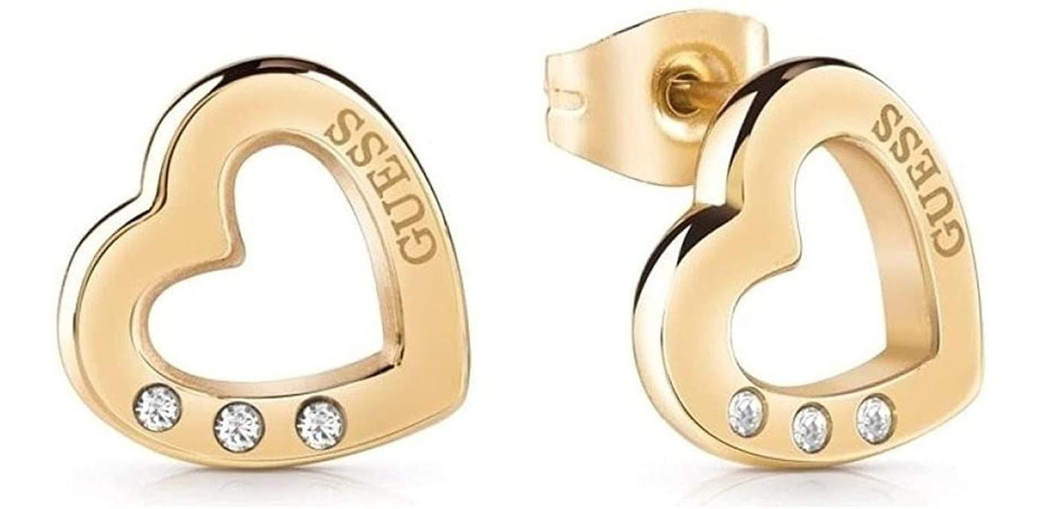 Pendientes De Aro Guess Hearted Chain-0