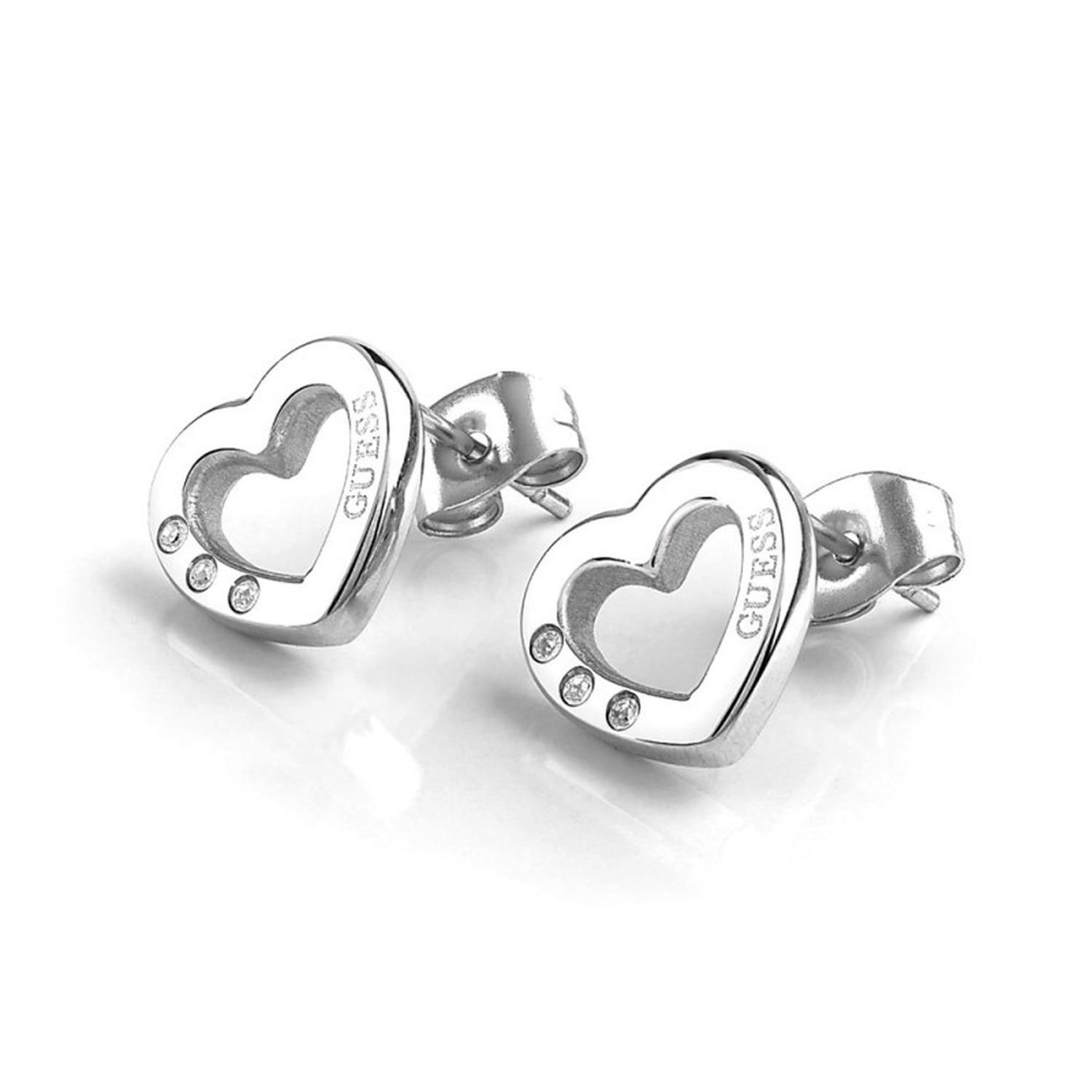Pendientes De Aro Guess Hearted Chain-1