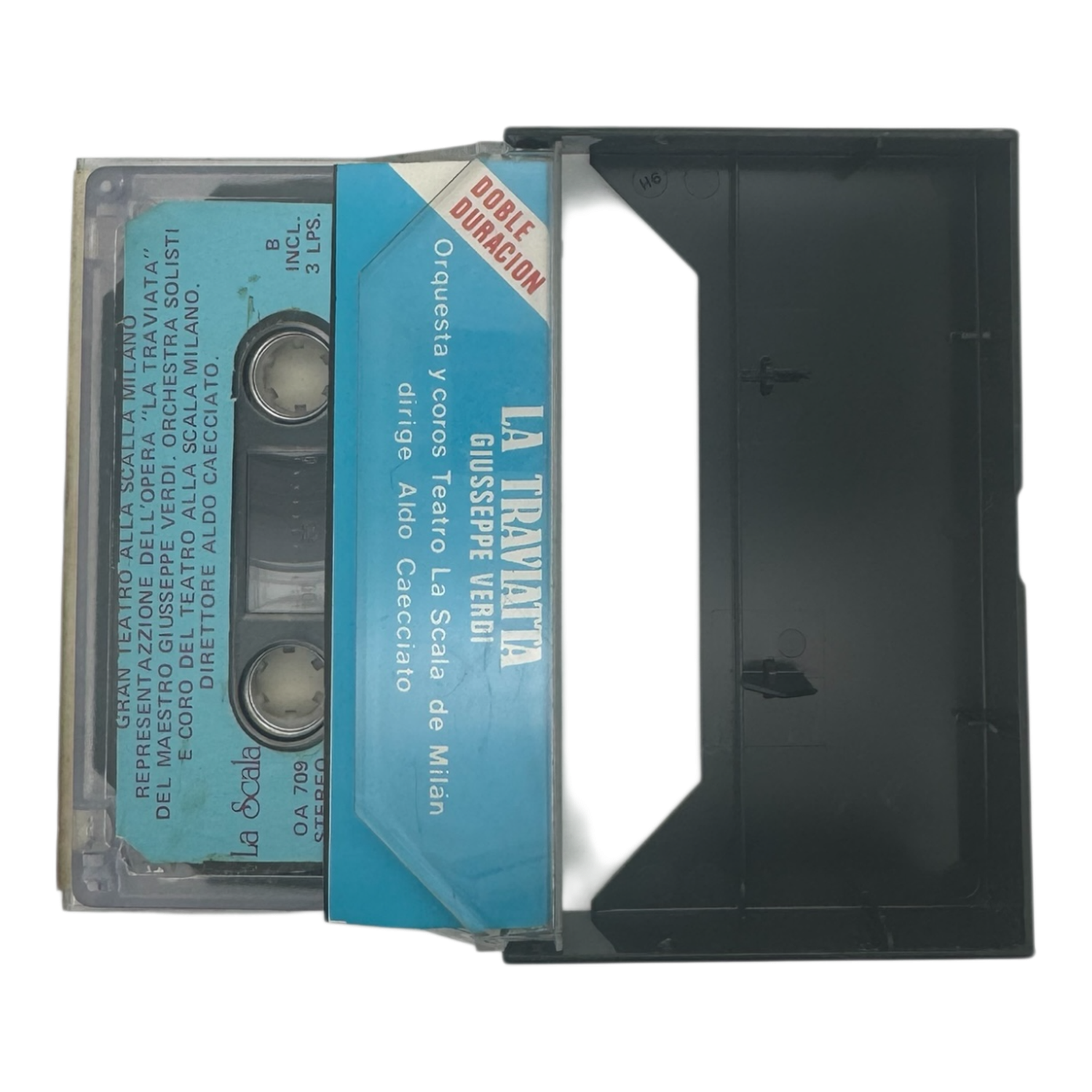 Cassette Opera La Traviata Giuseppe Verdi La Scala Nuevo-3