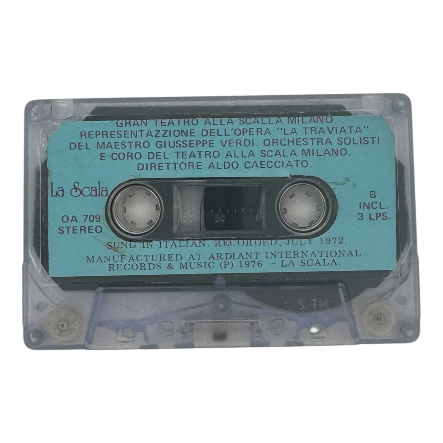 Cassette Opera La Traviata Giuseppe Verdi La Scala Nuevo-4