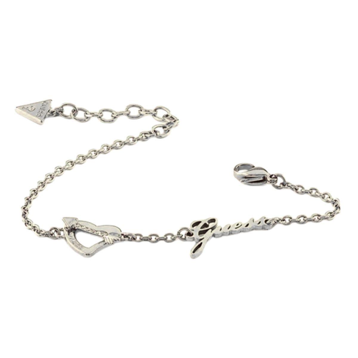 Pulsera Guess Across My Heart Talla S Color Plateado-2
