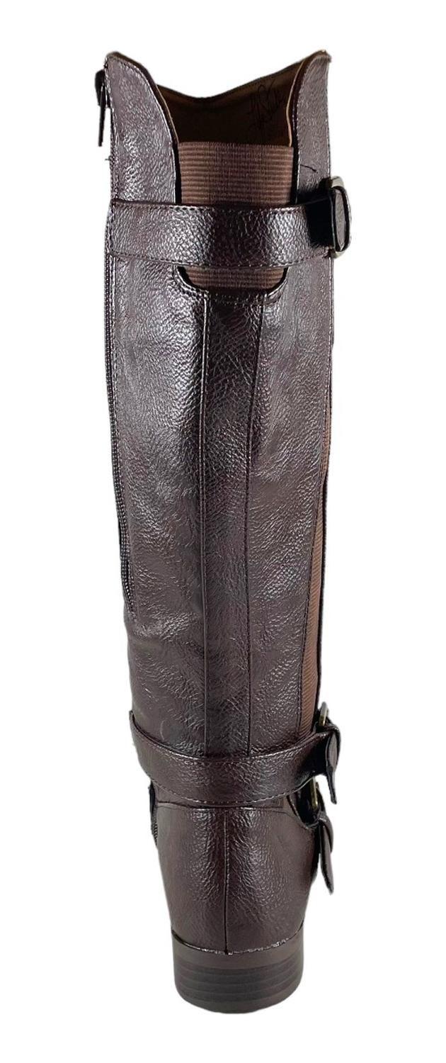 Bota Life Stride Mujer Fallon Cafe Cuero Pu-3