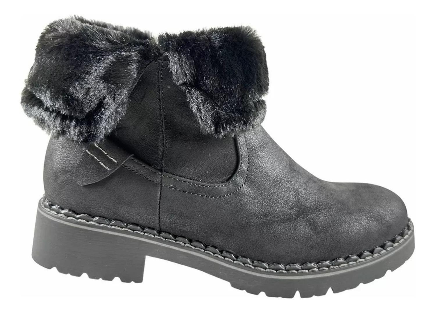 Botin Via Uno Chiporro Mujer Negro 12082426-1