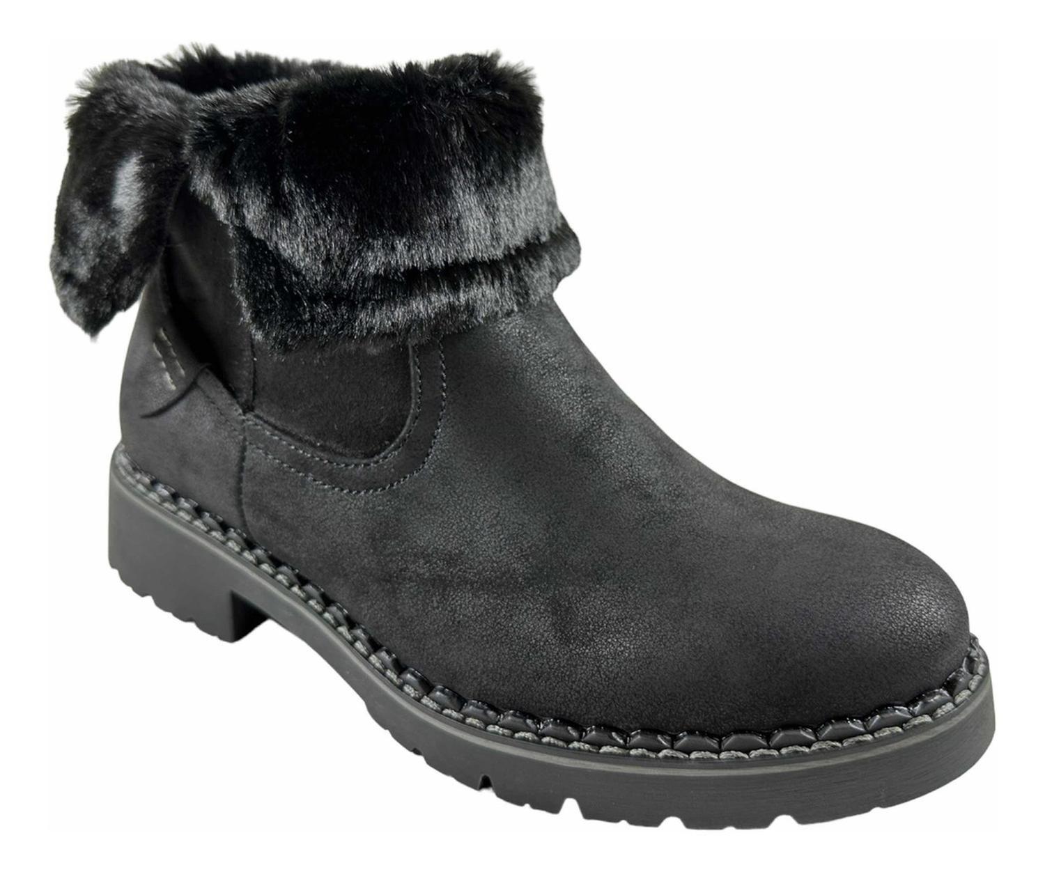 Botin Via Uno Chiporro Mujer Negro 12082426-2