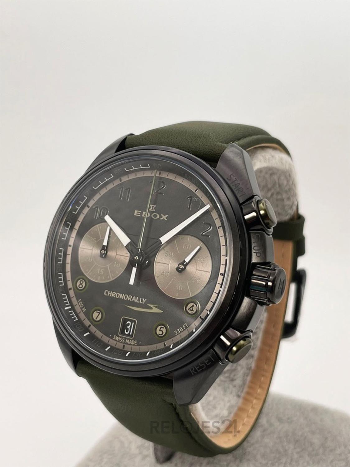 Reloj Edox Chronorally Cronografo-4