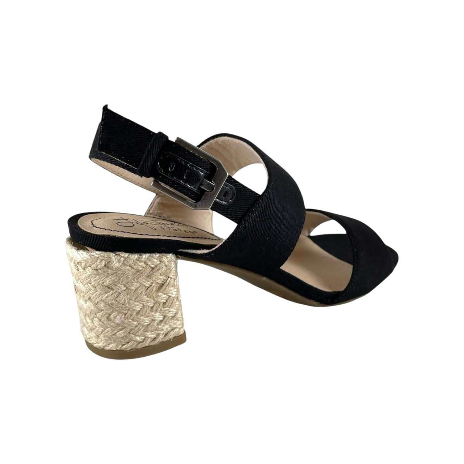 Sandalia Life Stride Negro Caldwell Mujer Soft System-1