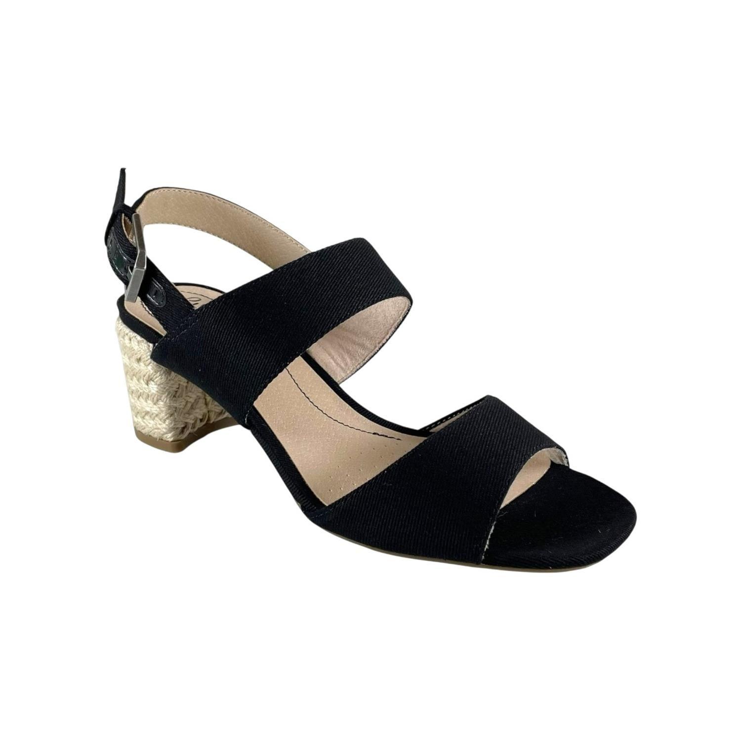 Sandalia Life Stride Negro Caldwell Mujer Soft System-2