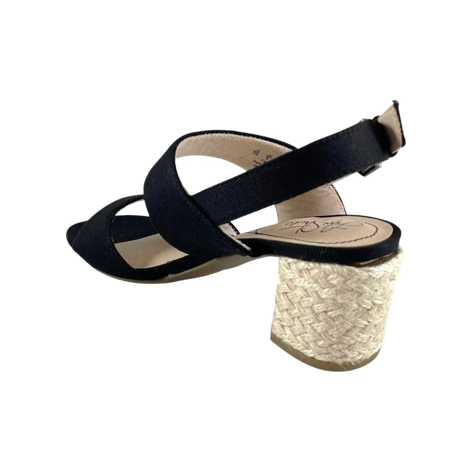 Sandalia Life Stride Negro Caldwell Mujer Soft System-4