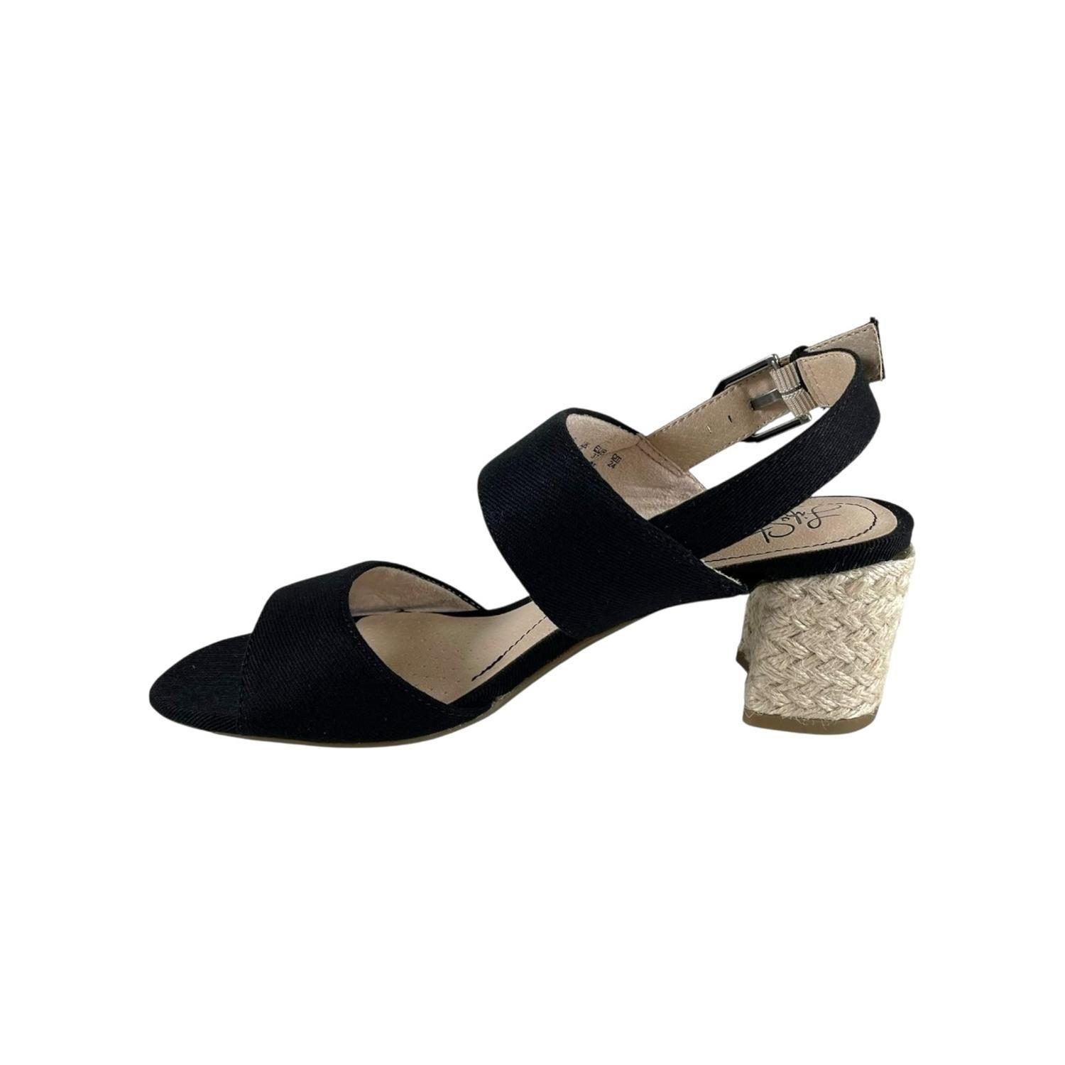 Sandalia Life Stride Negro Caldwell Mujer Soft System-5