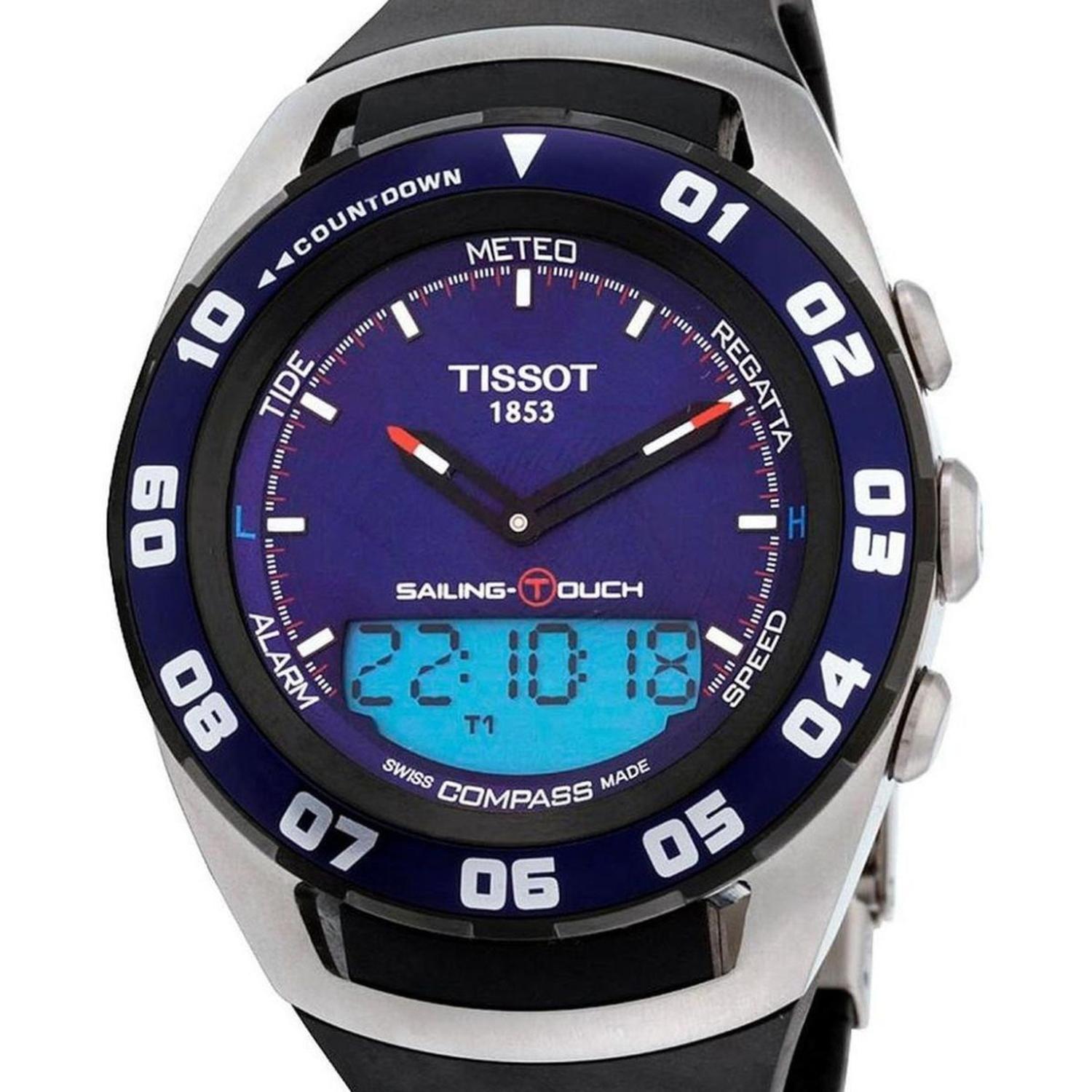 Reloj Tissot Sailing Touch Esfera Azul Hombre-0
