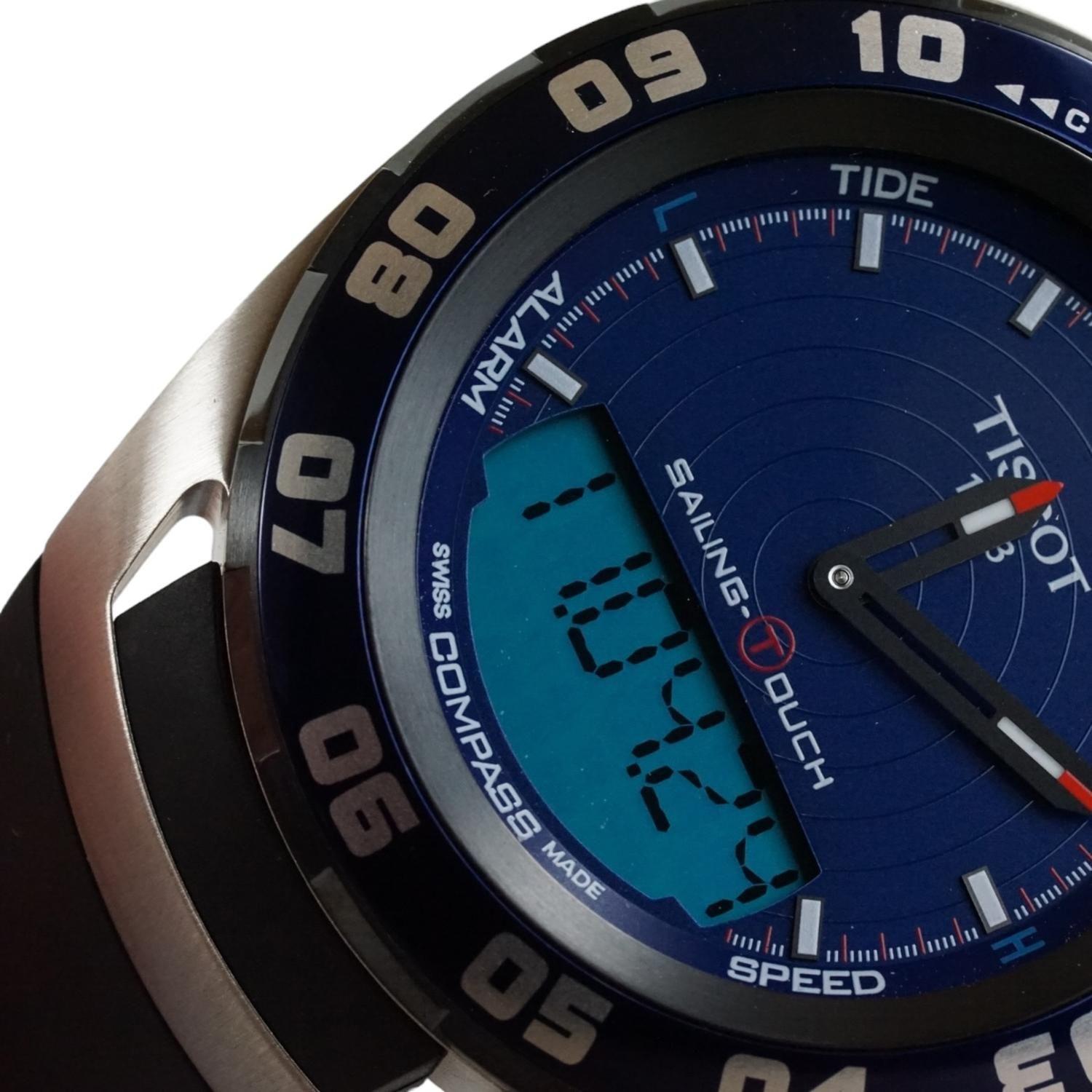 Reloj Tissot Sailing Touch Esfera Azul Hombre-4