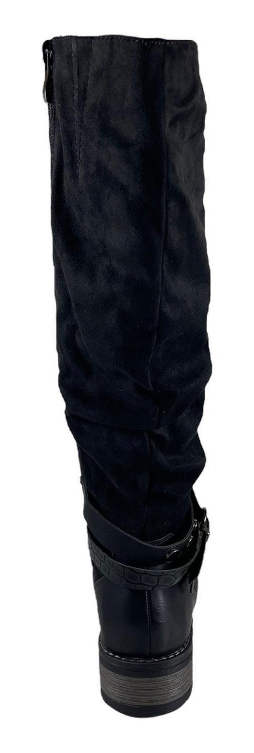 Bota Mujer Via Uno 12082309 Cuero Pu-2