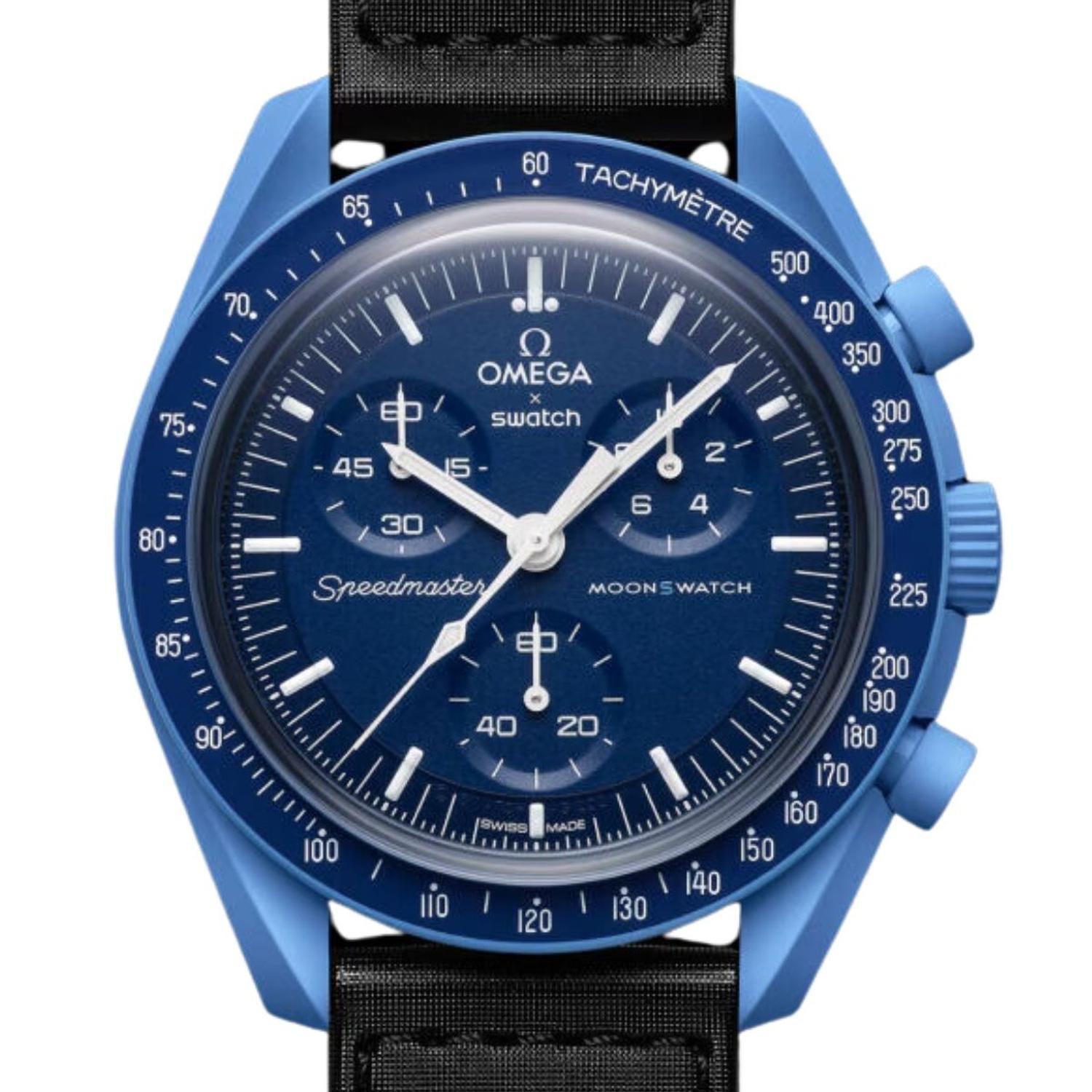 Reloj Swatch Omega Moonswatch Neptune-0