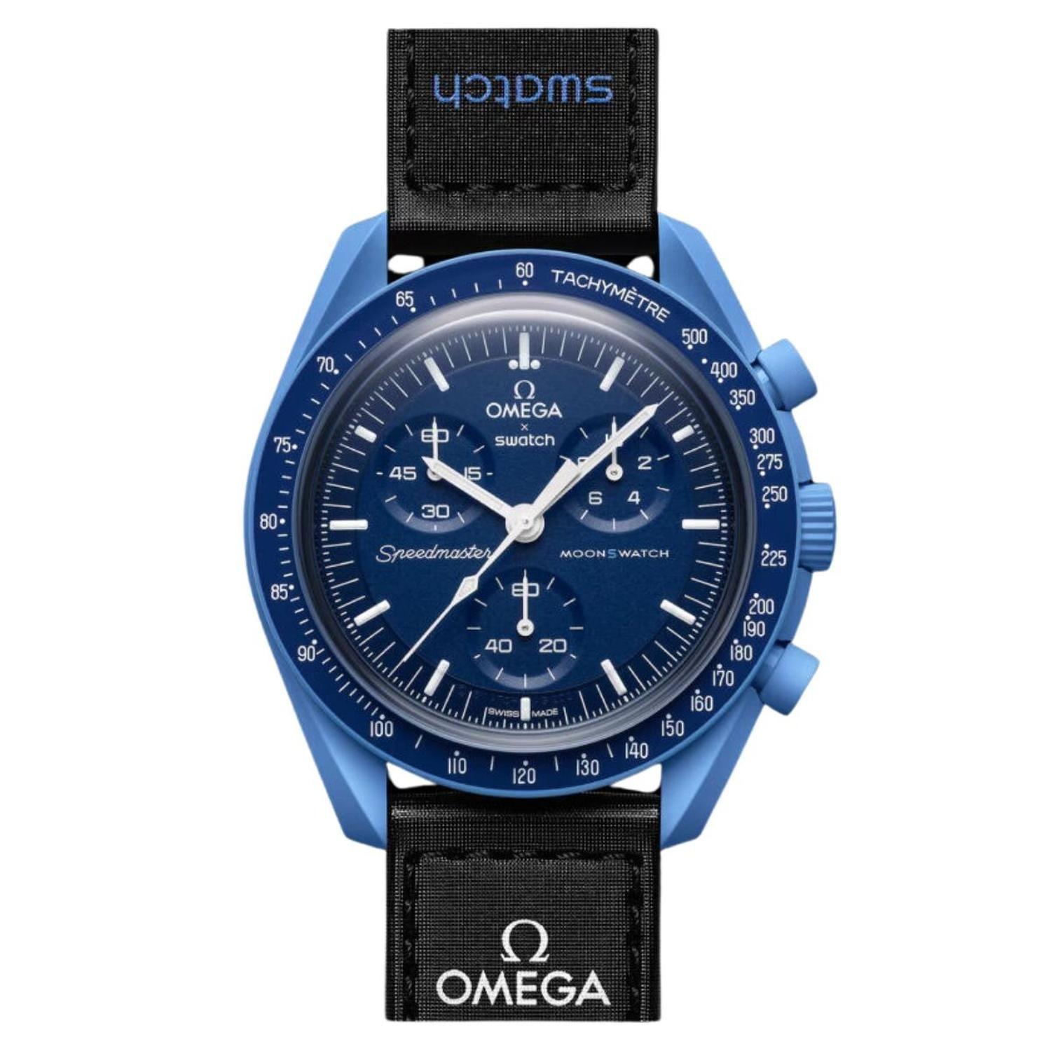 Reloj Swatch Omega Moonswatch Neptune-1