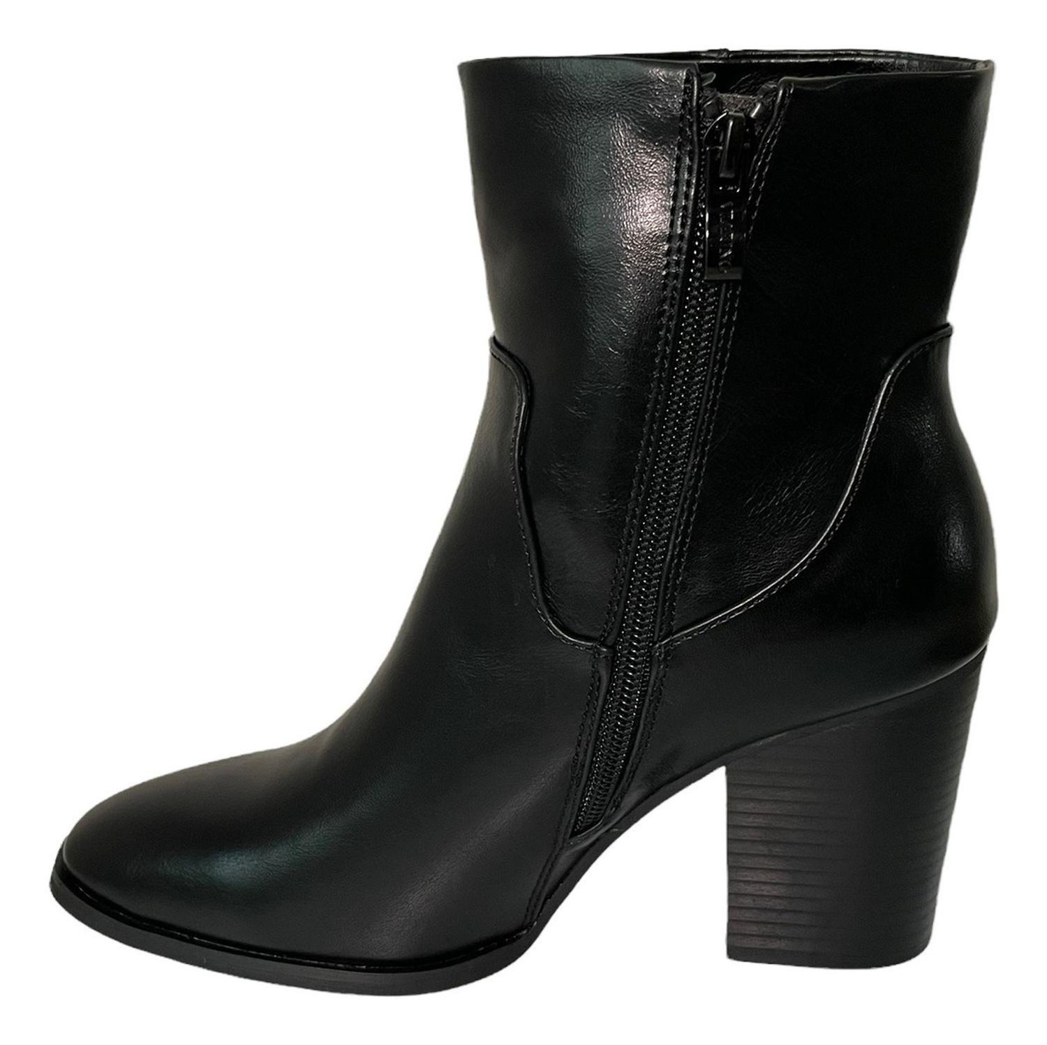 Botin Via Uno Negro Modelo 12084410-2