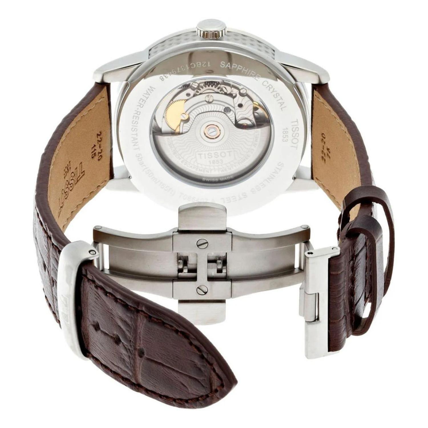 Reloj Tissot Luxury Powermatic 80 Plata-2
