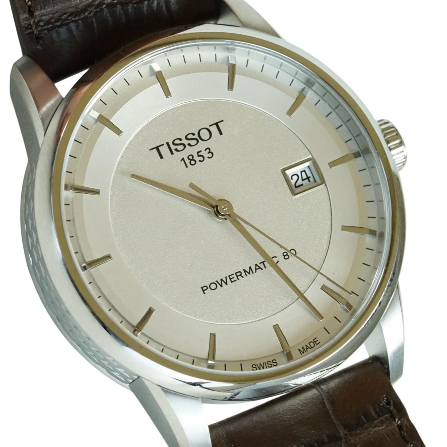 Reloj Tissot Luxury Powermatic 80 Plata-3