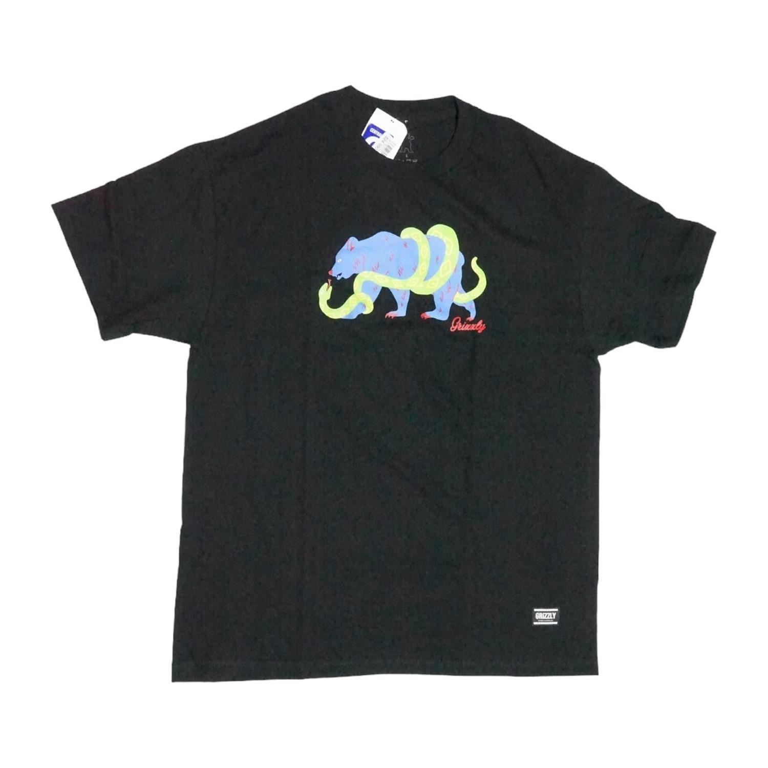 POLERA GRIZZLY BIG GAME NEGRO UNIC223621 HOMBRE-0