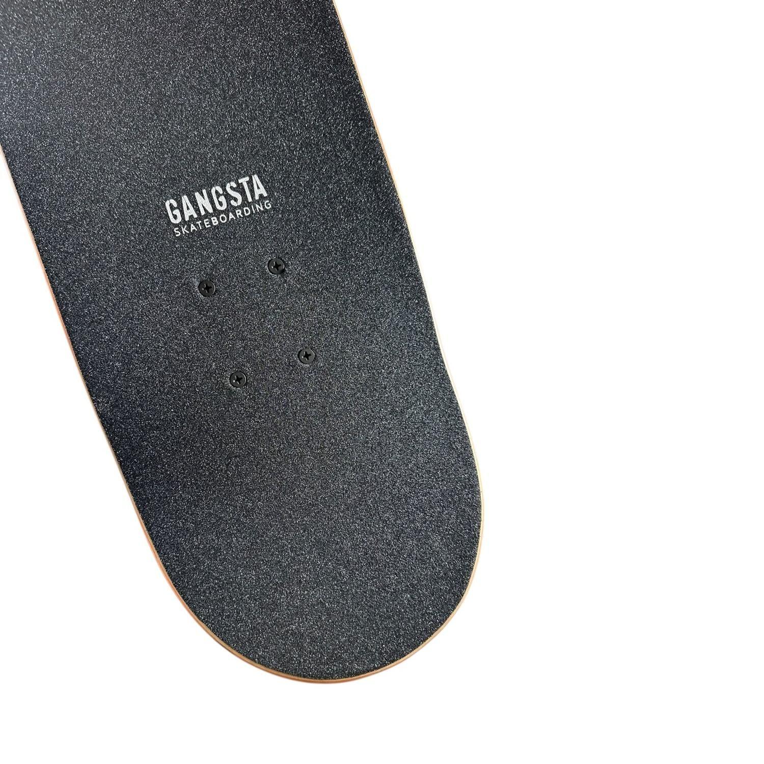 Skate Patineta Gangsta Kid Curved 7.25 Completo Armado-3