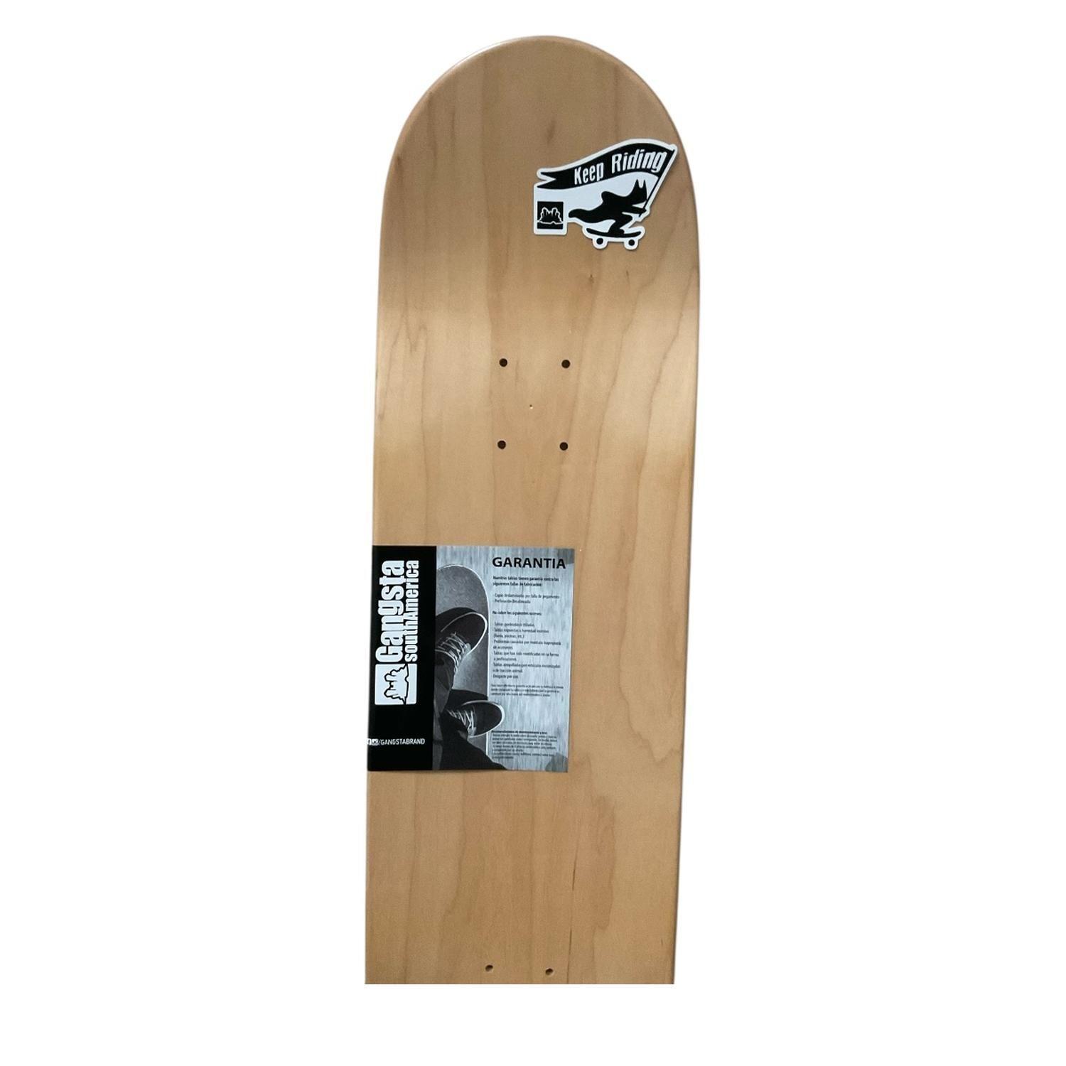 Tabla Skate Patineta Gangsta Logo 8.25-2